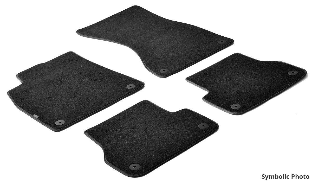 LIMOX Fußmatte Textil Passform Teppich 4 Tlg. Ohne Fixing - AUDI 80 89-95